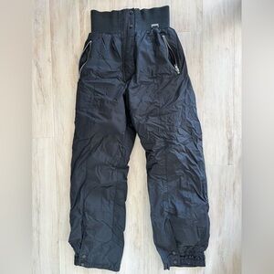 Mountain Goat Black High Waist Snowboarding Skiing Pants